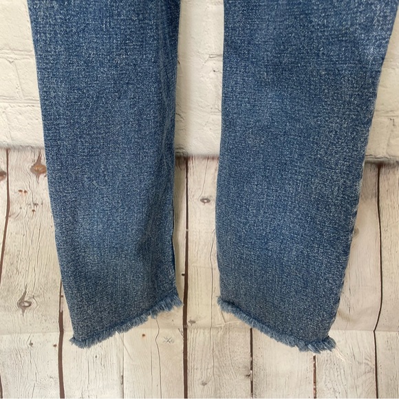 ABERCROMBIE AND FITCH Overalls Raw Fray Hem Size 27 - Picture 6 of 8